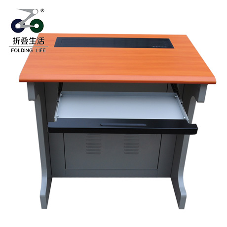 液晶屏升降电脑桌