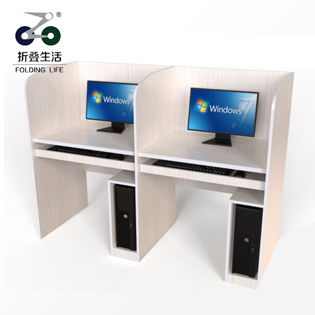 固定屏风电脑桌